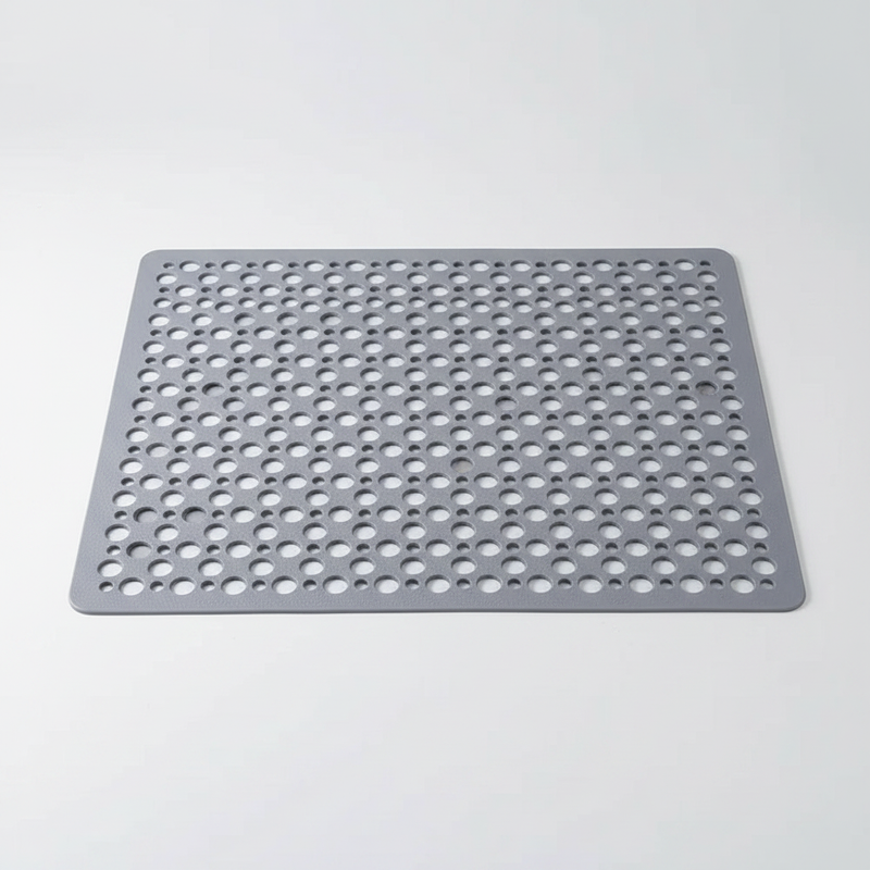 Clear PVC Non-Slip Shower Mat | Advanced Suction Cups, Safe Comfort