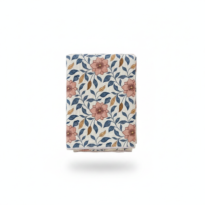 Cotton Gauze Bath Towel Floral Leaf Print