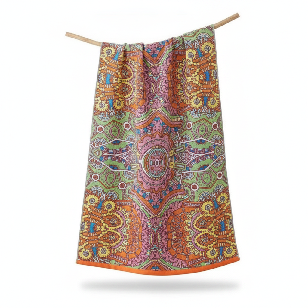 Cotton Gauze Bath Towel | Moroccan Style, 30"x63"