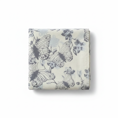 Patterned Cotton Bath Towel Butterfly Meadow
