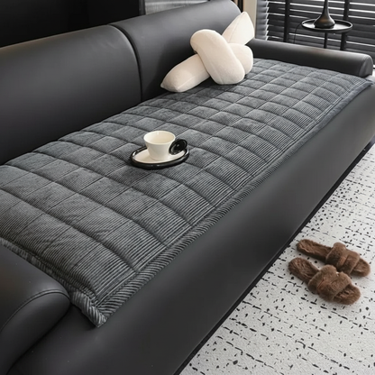 Metro Line Couch Cover Mat - Slate Haze