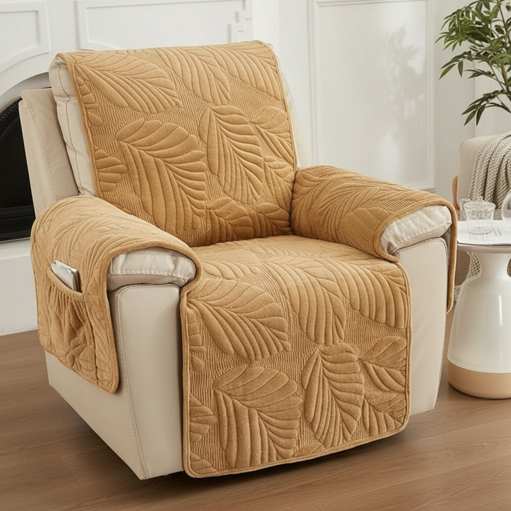 Verdant Recliner Chair Cover - Khaki