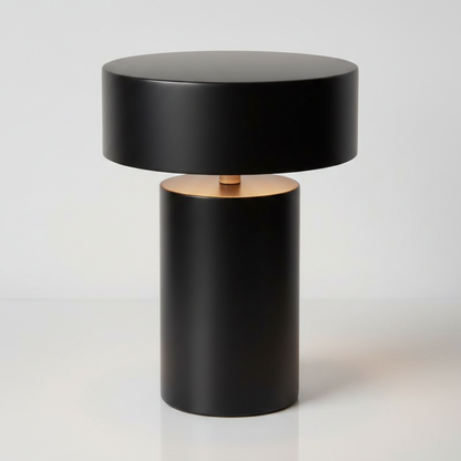 Lume Column Matte Black studio packshot