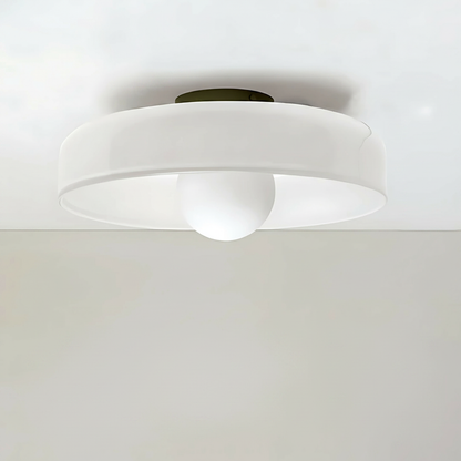 KildaLight White flush mount studio packshot
