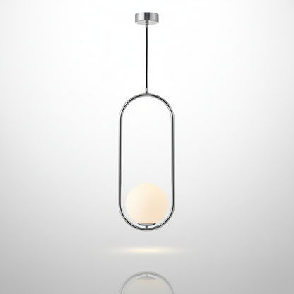 HausSphere pendant - chrome finish studio packshot