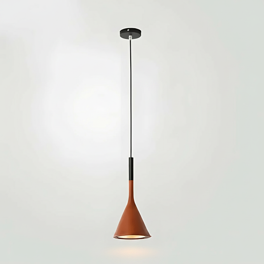 KaliyahGlow cone pendant - Burgundy studio packshot