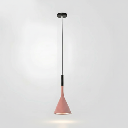 KaliyahGlow cone pendant - Pink studio packshot