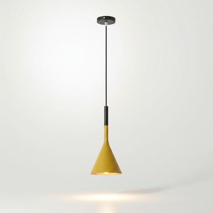 KaliyahGlow cone pendant - Yellow studio packshot