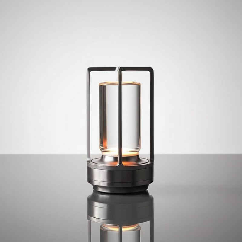 Nordic Crystal Table Lantern Silver packshot