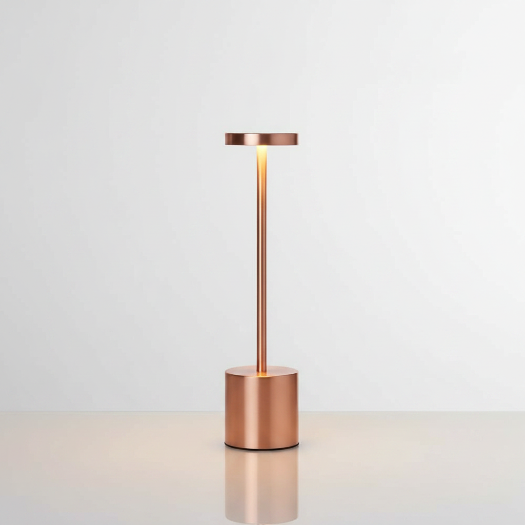Lumi Cordless Glow Lamp Rose gold packshot