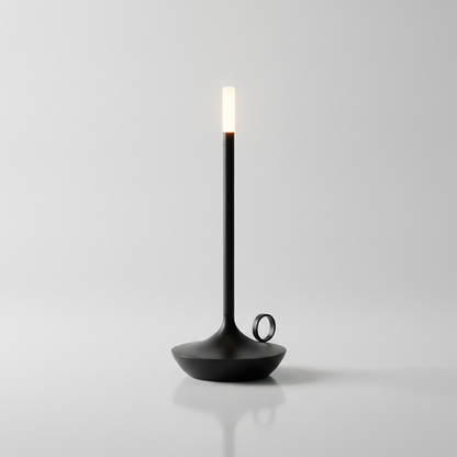 Portable Aluminium Table Lamp - Black studio packshot