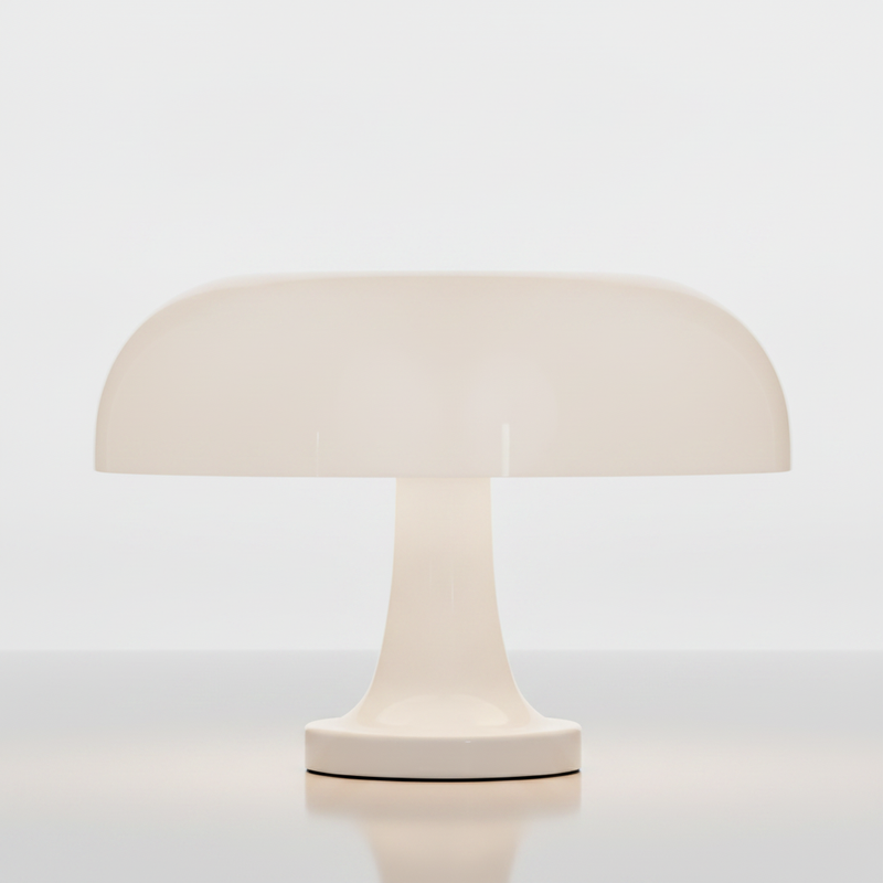MushroomGlow LED Table Lamp - White studio packshot