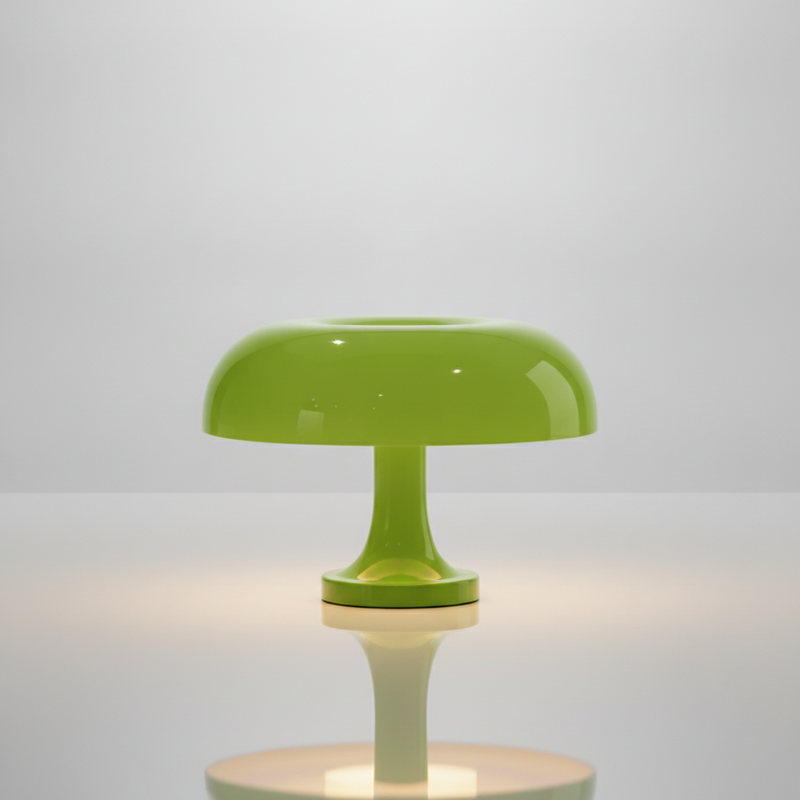 MushroomGlow LED Table Lamp - Green studio packshot