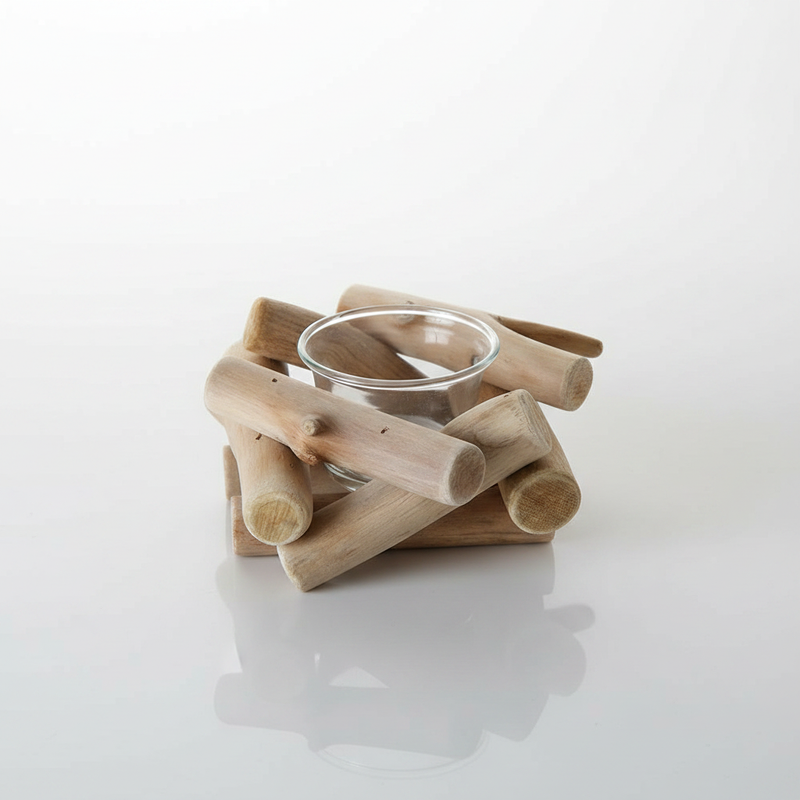 Driftwood Tealight Holder