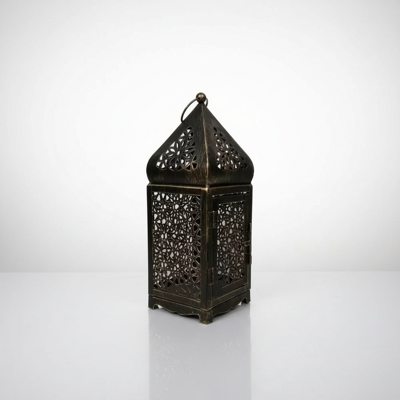 Antique Charm Candle Holder | Iron Metalwork
