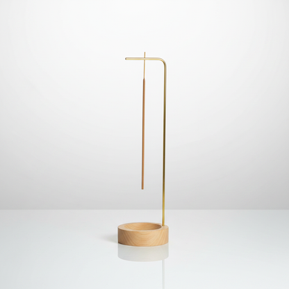 Wooden Incense Burner Sandlight Glow — studio packshot