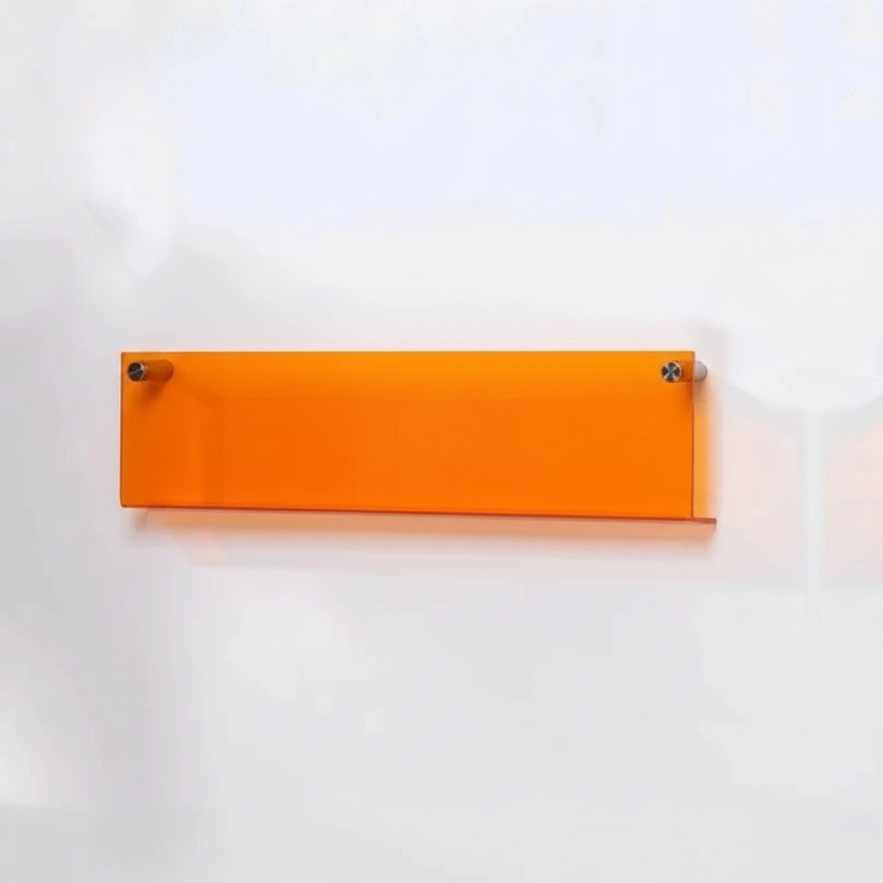 Modern Acrylic Floating Shelf | Bookcase, Multiple Sizes