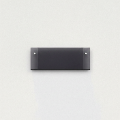 Modern Acrylic Floating Shelf Graphite Black