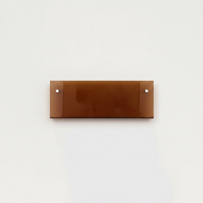 Modern Acrylic Floating Shelf Brown