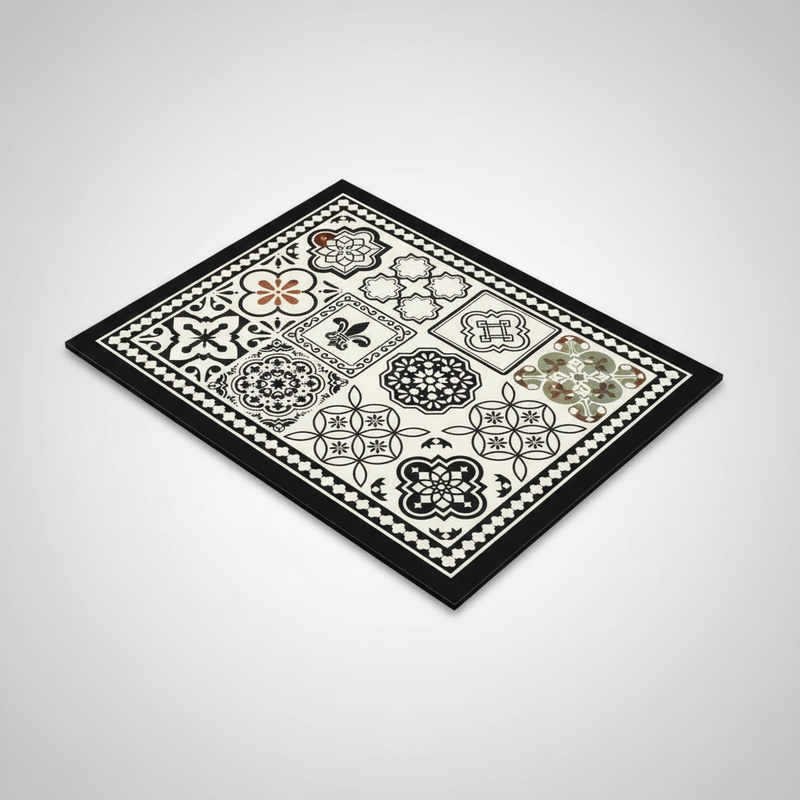 Retro Tile Coffee Mat Earthy Mosaic packshot