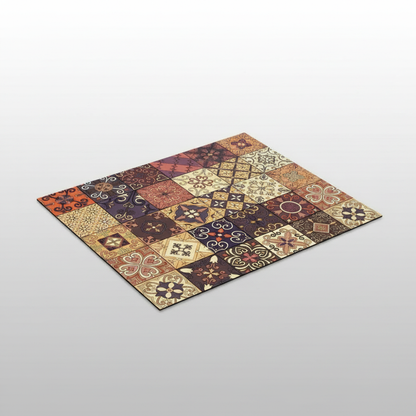 Retro Tile Coffee Mat Classic Noir packshot