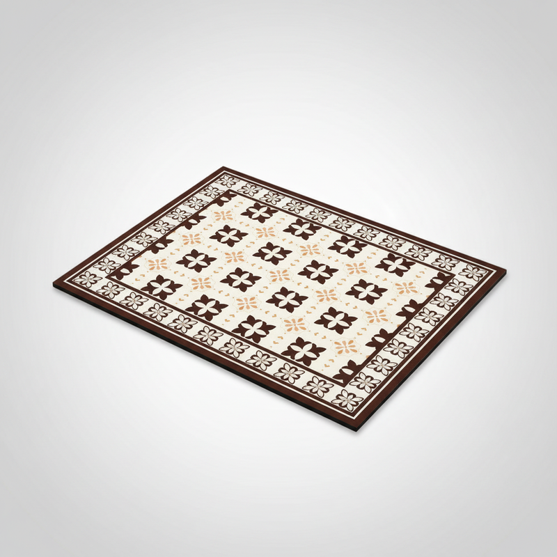 Retro Tile Coffee Mat Tile Cream packshot