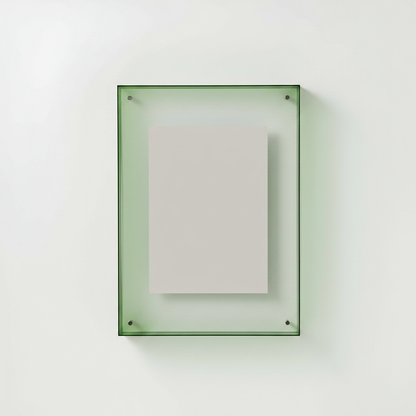 Coloured Acrylic Picture Frame - Green