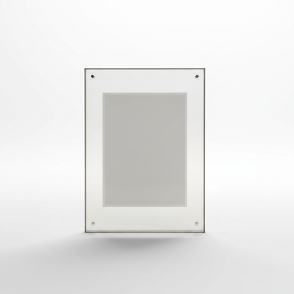Coloured Acrylic Picture Frame - Grey