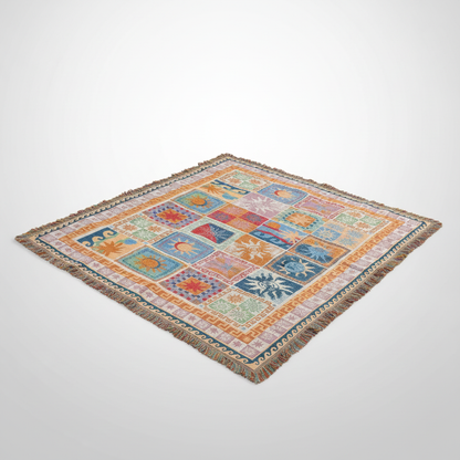 Outdoor Picnic Blanket - bohemian pattern studio packshot