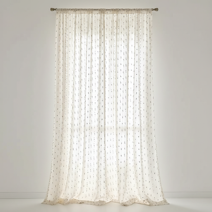 Sugar Bean Rainbow Tulle Curtain panel