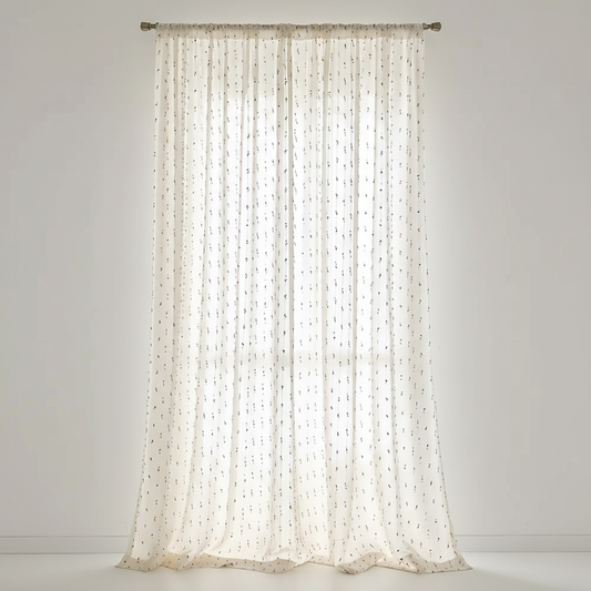 Sugar Bean Rainbow Tulle Curtain panel