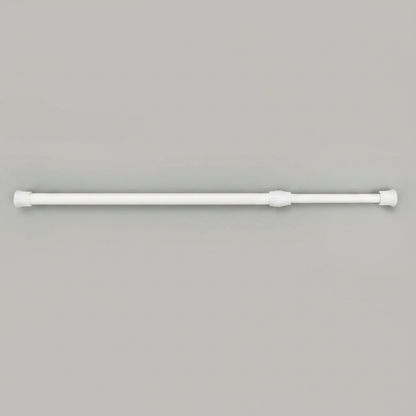 Adjustable telescopic no-drill aluminium curtain rod