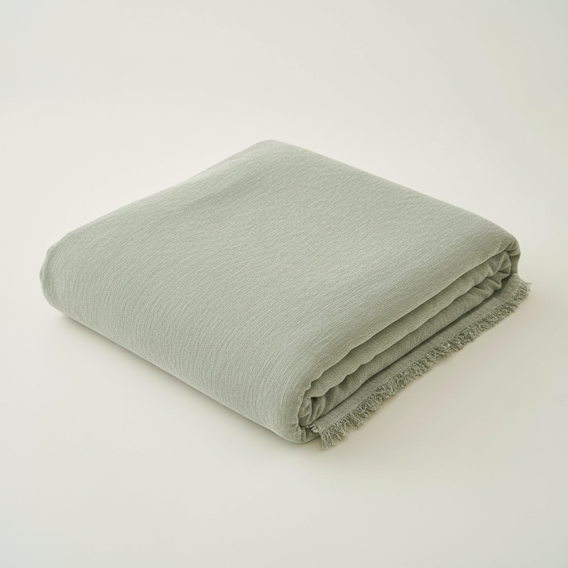 Sage Green Cozy Throw Blanket | Soft Fabric, Warmth