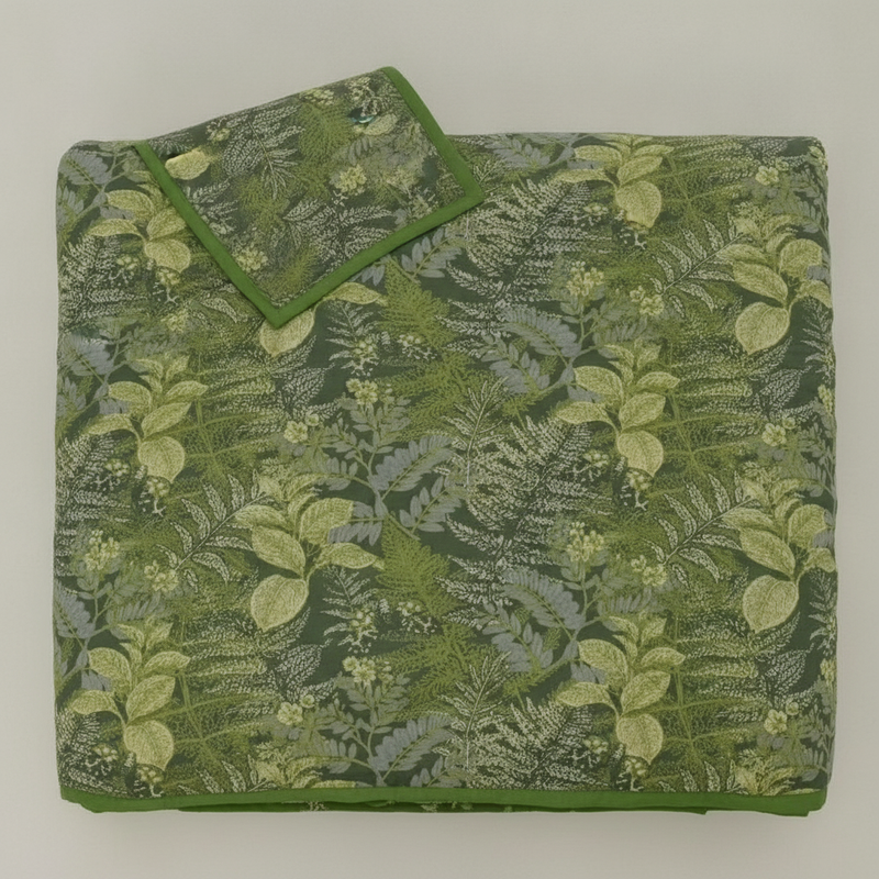 Verdant Leaf Bamboo Fiber Cooling Quilt | Bamboo Fiber, Cooling Fabric