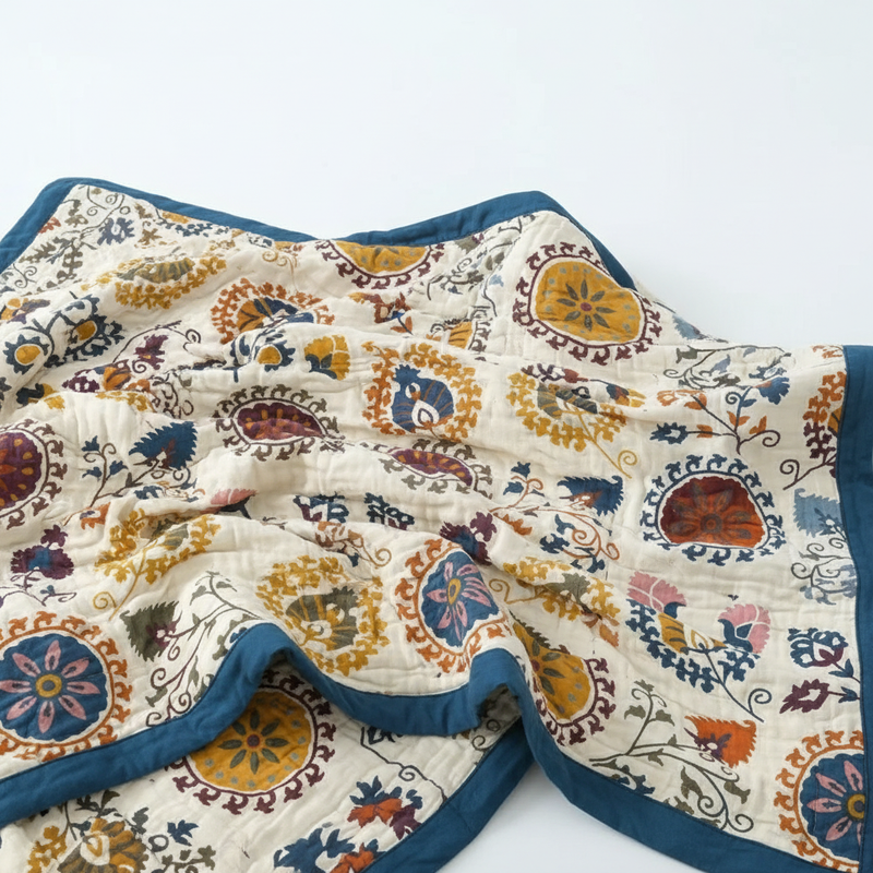 Breathable Cotton Gauze Coverlet | Cotton, Gauze Weave
