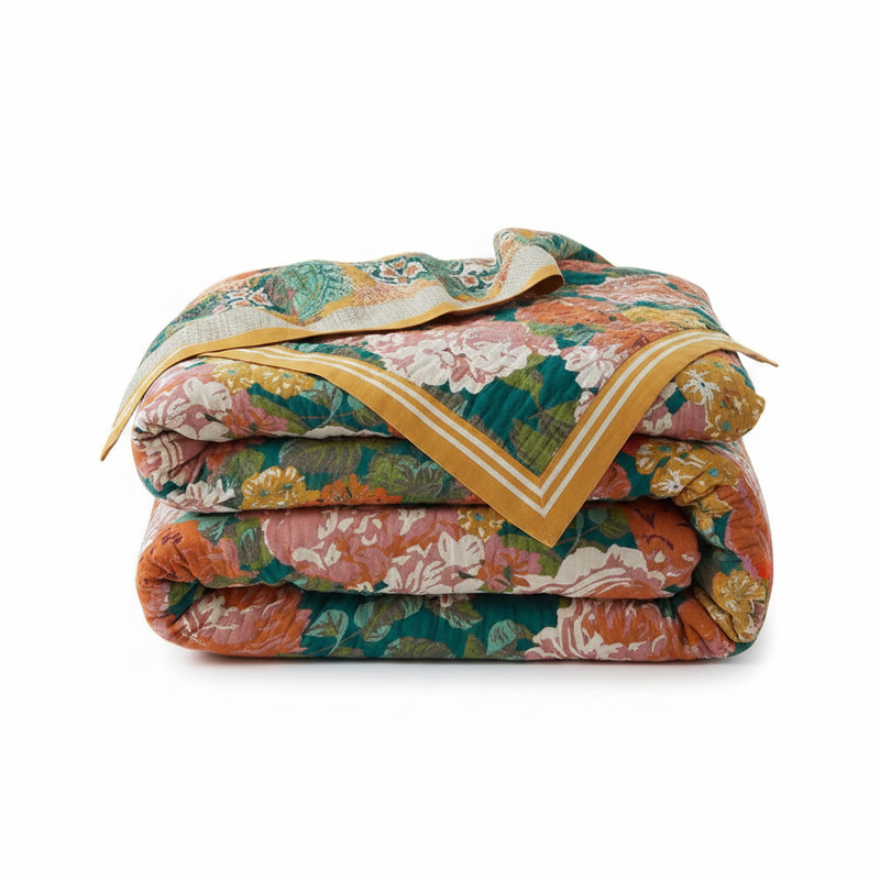 Tropical Breeze Cotton Blanket | Cotton, Tropical