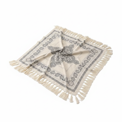 Wander Cotton Boho Mandala Blanket - Frostbloom