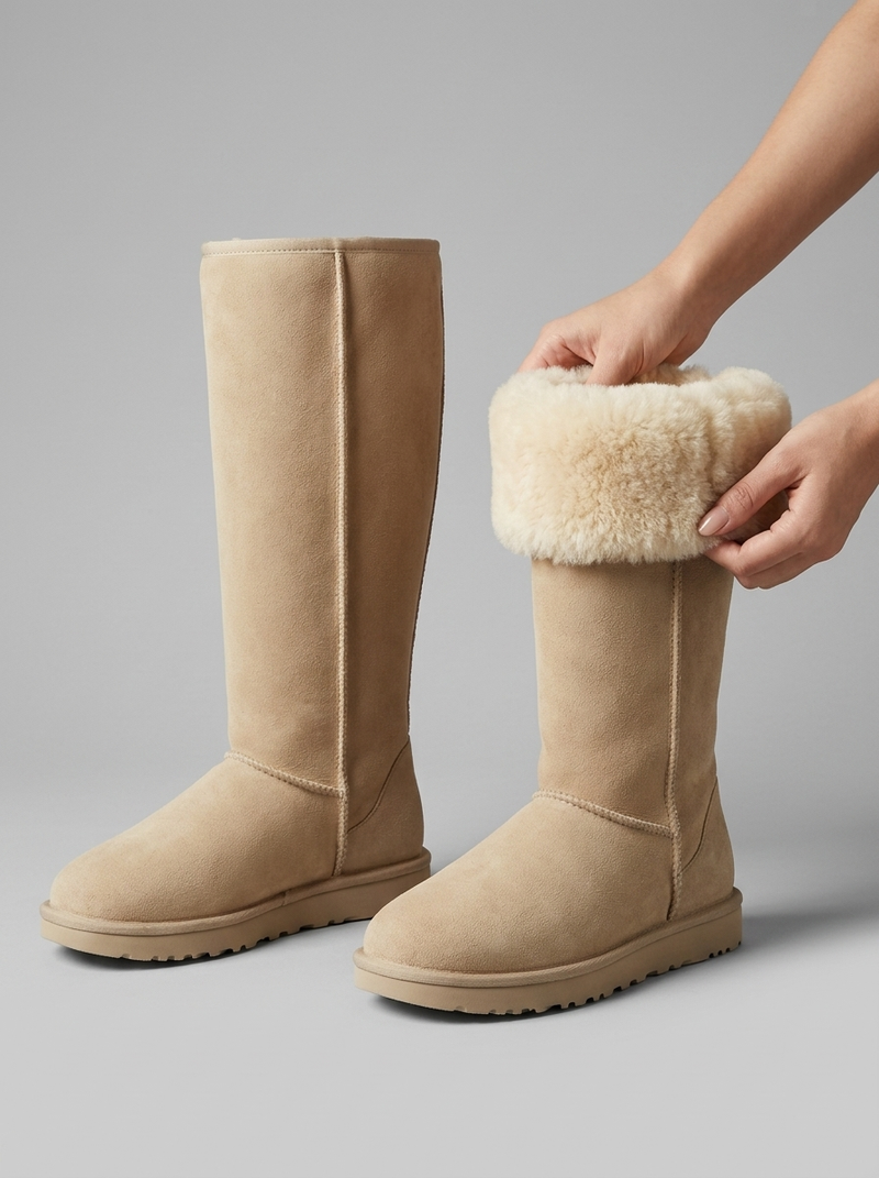 Wilda Women's Knee-high Boots - styled view