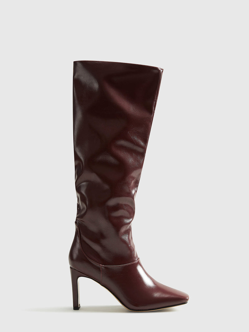 Greta Women's Knee-high Boots - styled view