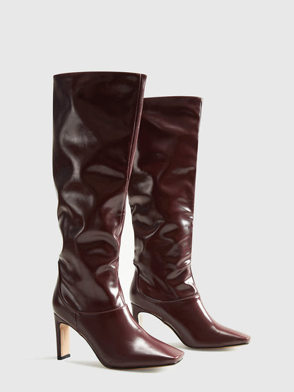 Greta Women's Knee-high Boots - back view