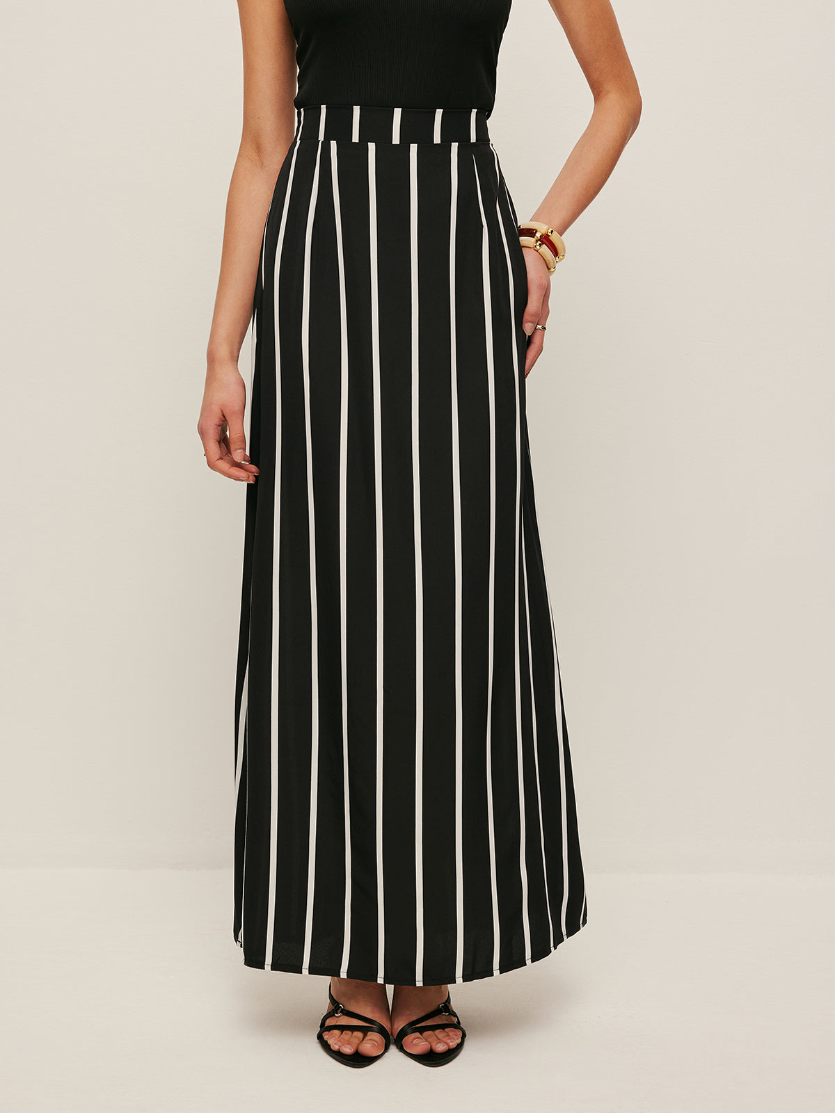 Ava Women's Asymmetric Skirt - full-length view