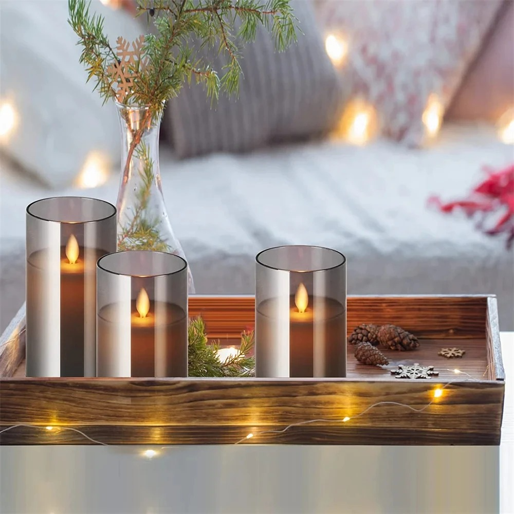 Isle LED Flameless Candles - close-up detail