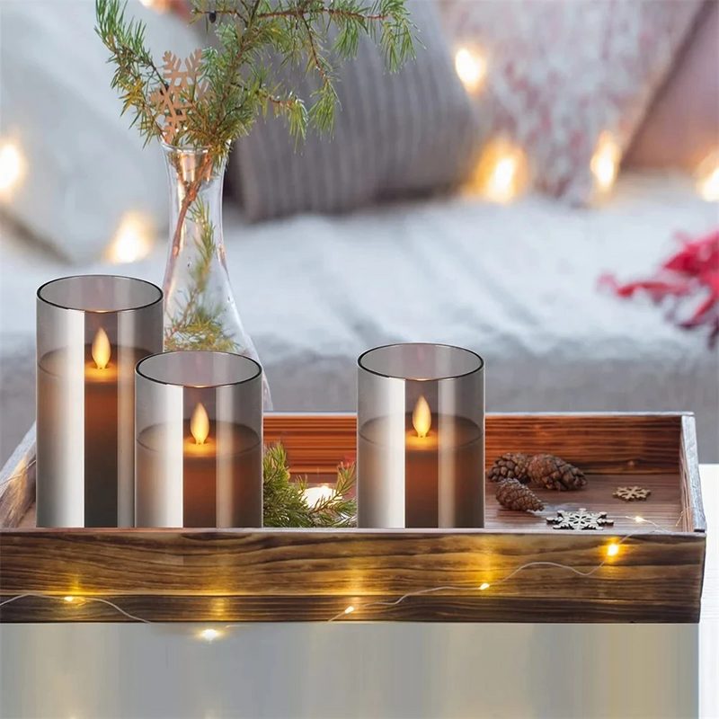 Isle LED Flameless Candles - close-up detail