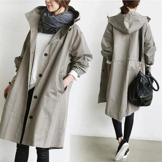 Wren Women's Trench Coat - front view