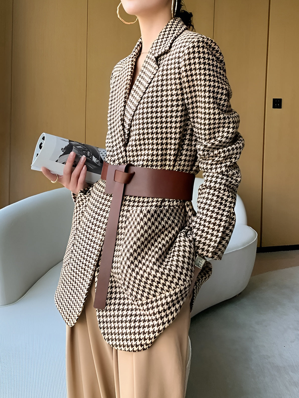 Odette Women's Blazer - styled view