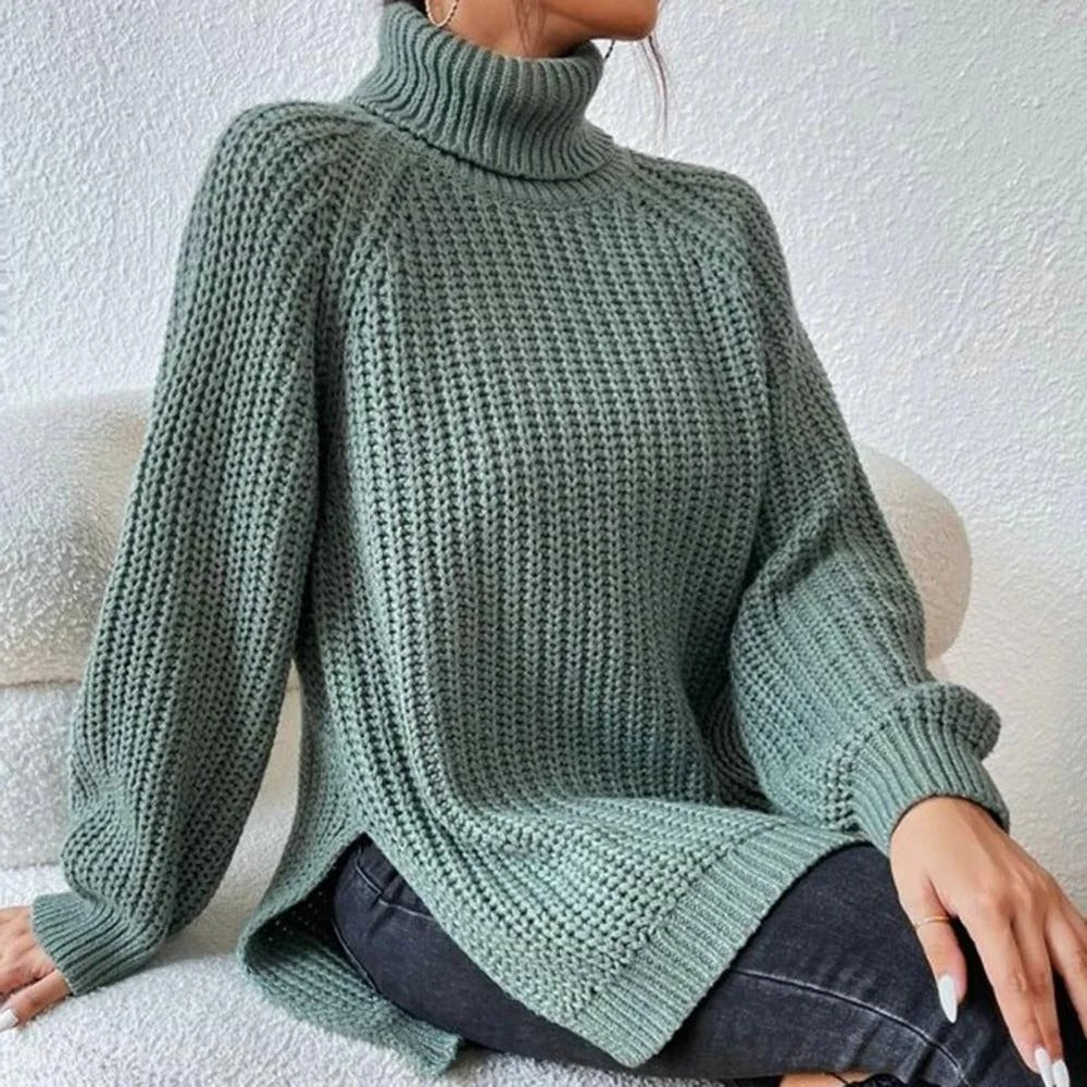 Lumi Women's Sweater - fabric and finish detail