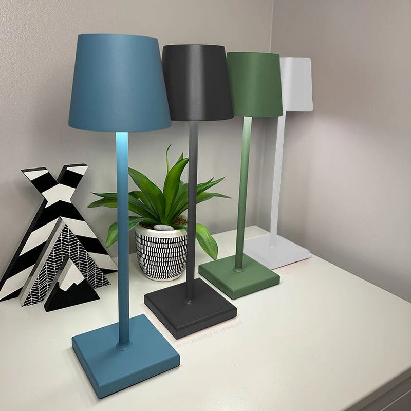Grove LED Table Lamp - fabric and finish detail