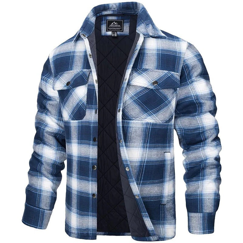 Kira Women's Plaid Jacket - back view
