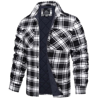 Kira Women's Plaid Jacket - close-up detail