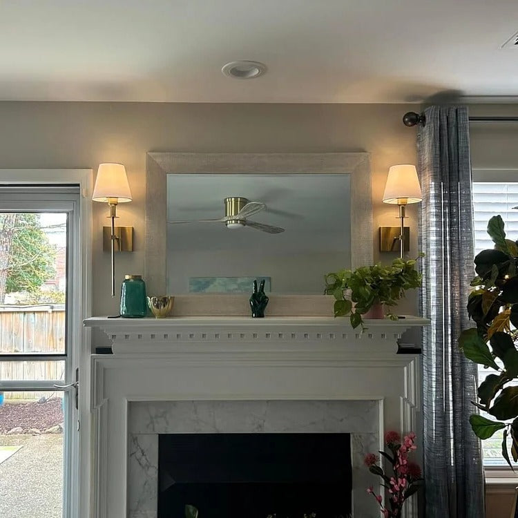 Kestrel Solar Rechargeable Wall Sconce - close-up detail